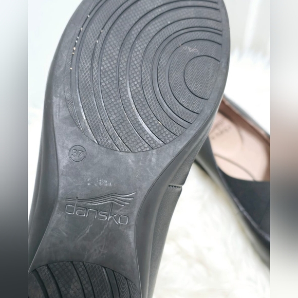Dansko Ann Black Round Toe Slip On Loafers Size 37 Or 7.5🌴 - Picture 7 of 7